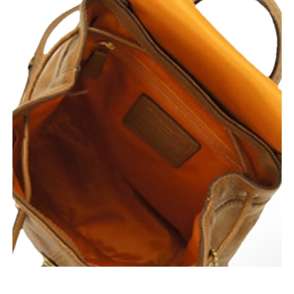 🦌 COACH Park Tan Pebbled Leather Backpack F24385 in BritishTan 🦌 - Picture 9 of 12